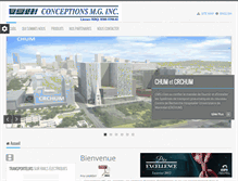 Tablet Screenshot of conceptionsmg.com